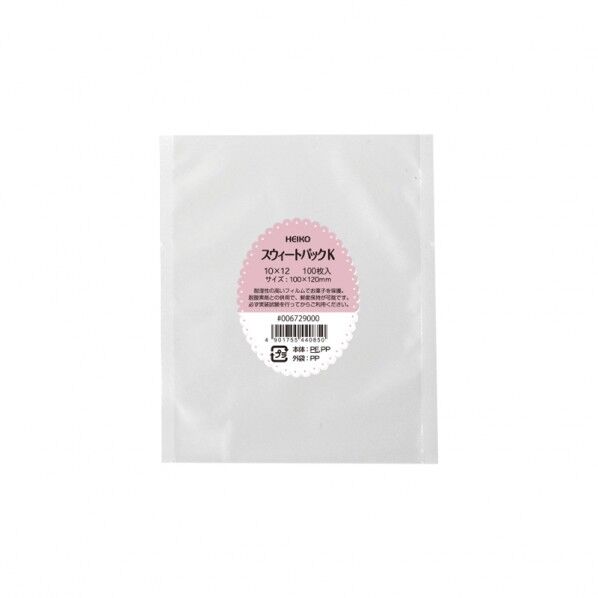 HEIKO スウィートパック K 10×12 100枚 透明 6729000 1点