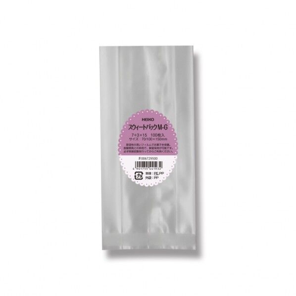 HEIKO スウィートパック M-G 7+3×15 100枚 透明 6729500 1点