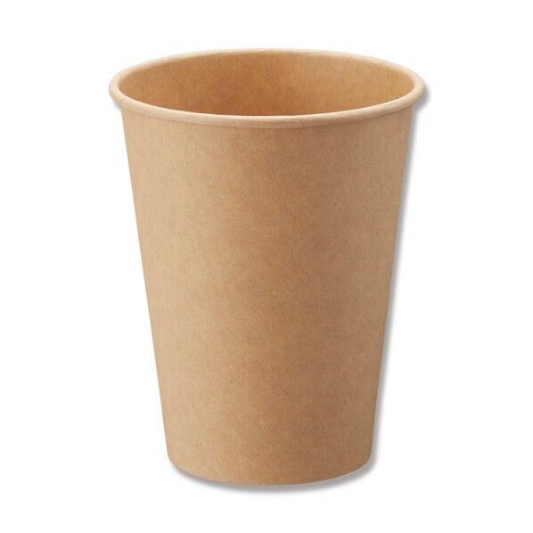 HEIKO 紙コップ(ペーパーカップ)アイス・ホット兼用 12オンス 口径90mm 50個 未晒 90×111×底径60mm 4535996 1点