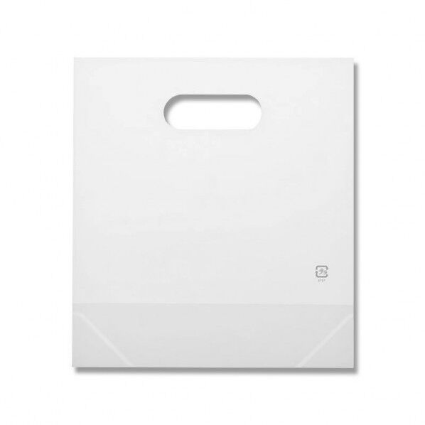 HEIKO 手提げポリ袋 スタンドパック #40 20-22 100枚 透明 6656082 1点