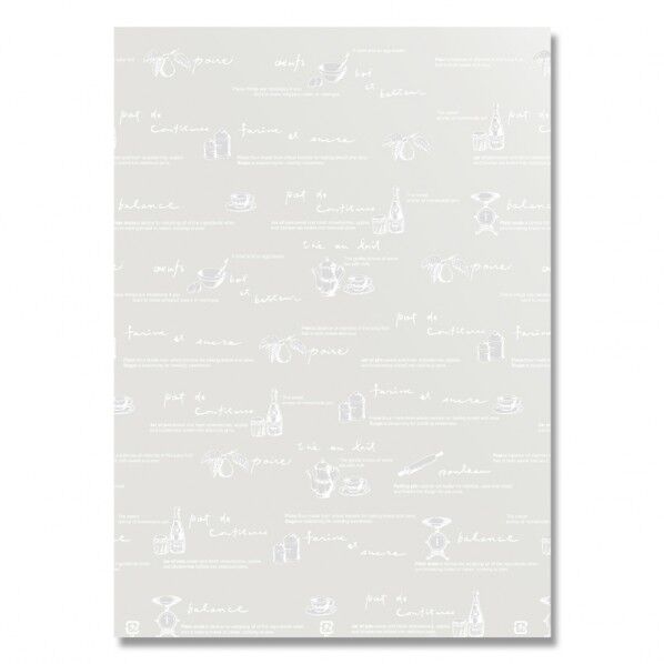 HEIKO OPP袋 クリスタルパック柄入り M-1 ティータイム 50枚 0.03×200×280mm 6775854 1点