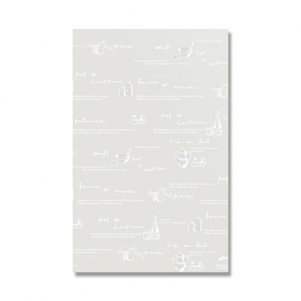 HEIKO OPP袋 クリスタルパック柄入り S-1 ティータイム 50枚 0.03×160×250mm 6775754 1点