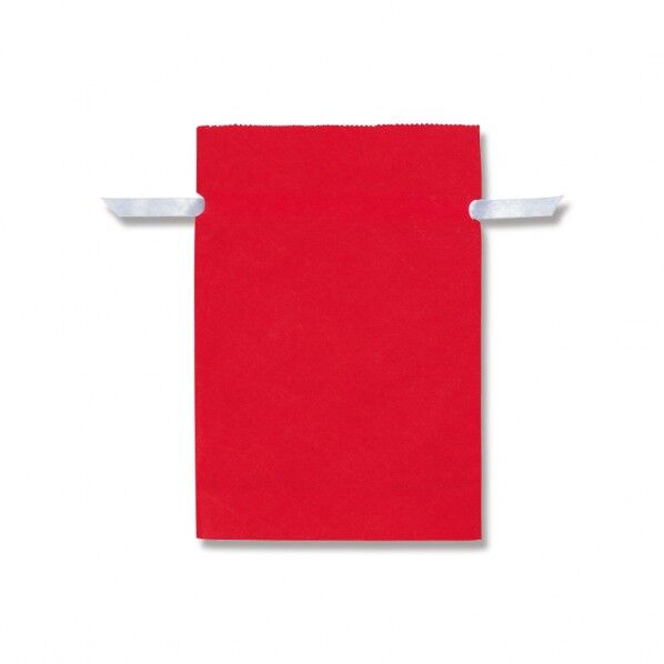 ササガワ 巾着袋 巾着袋 Fシャンテ 赤 300×420+100 5P 3508944 35-8944 5枚...