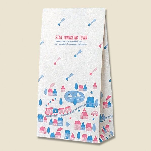 HEIKO 紙袋 角底袋 ポッポ No.12 100枚 180×マチ105×350mm 4051200 1点