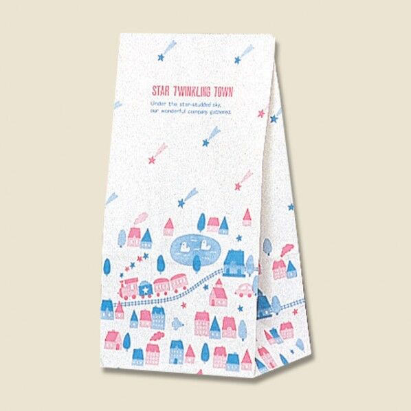 HEIKO 紙袋 角底袋 ポッポ No.4 100枚 130×マチ80×235mm 4051400 1点