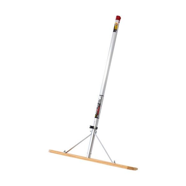 浅香工業 PRO 伸縮式木製替板レーキS付 071541 1丁...