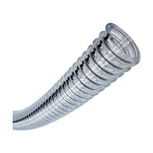 エンプラ系プラスチック粉粒体搬送用 トヨトップ-E100℃ホース 内径50.8mm×外径64.5mm 長さ9m TPE100C-50-9 1点