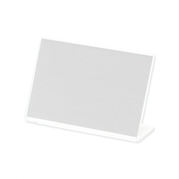 メタクリル L型カード立て L-100 1個 007306014 1個