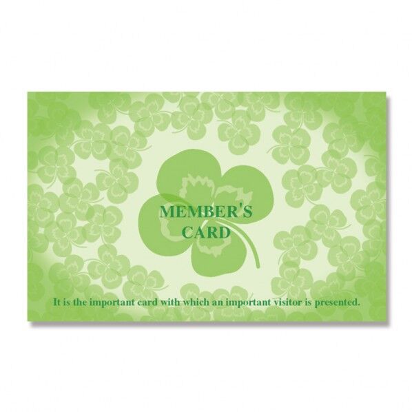ササガワ POP メンバーズカード クローバー 二つ折 1604912 16-4912 50枚...