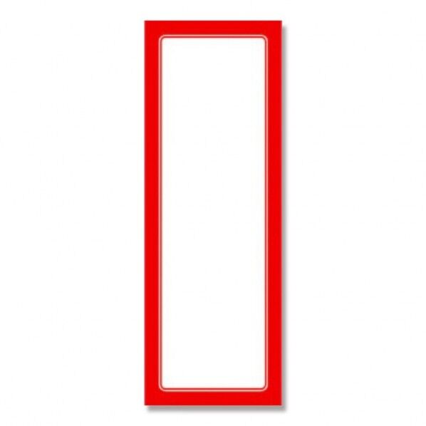 ポスター 赤枠ポスター 1号 無地 1202011