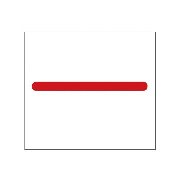 216用ラベル弱粘 赤一本線 10巻入 216-3 1P.