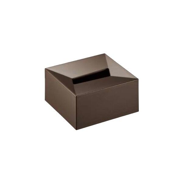 ティッシュボックス 136×136×71.5mm ダークブロンズ AM-010-052-S 1個