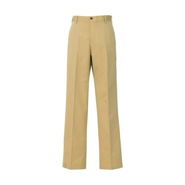 メンズチノパンツ（ノータック） 002ベージュ 100 54501 1