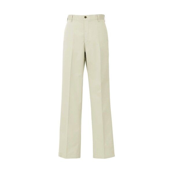 メンズチノパンツ（ノータック） 011アイボリー 88 54501 1