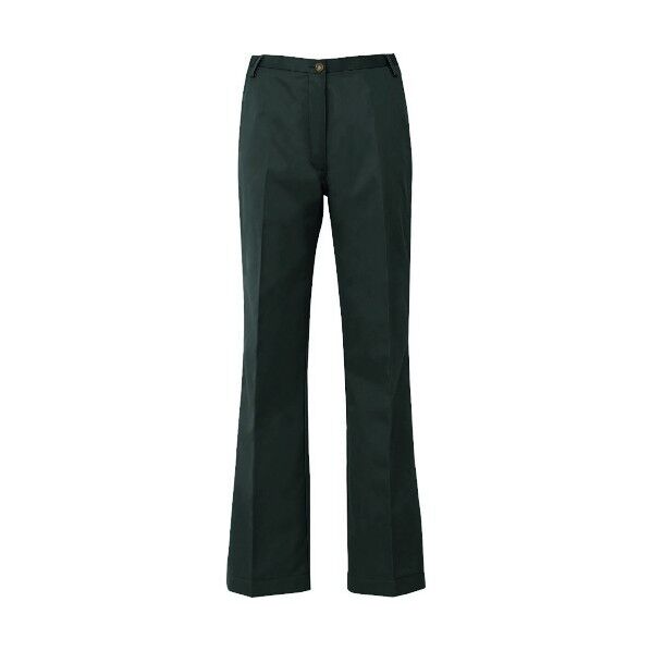 レディースシャーリングチノパンツ（ノータック） 014チャコール 5L 54503 1