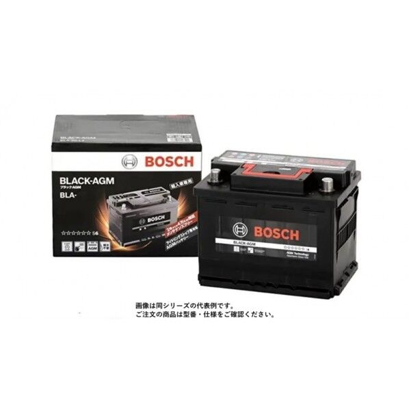 BOSCH ブラックAGM バッテリー BLA-1 1個