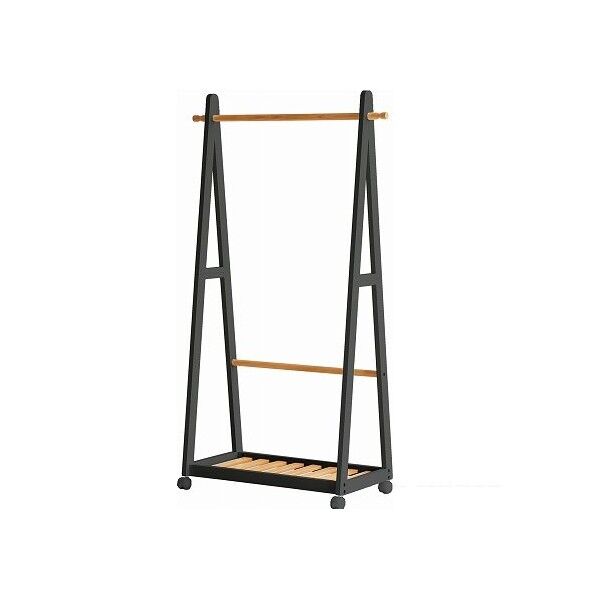 ブラック 85×39.5×150cm H-3200NABK 1台