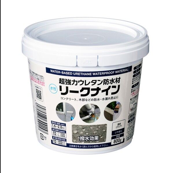 超強力ウレタン防水材リークナイン 800g クリア L005 1点