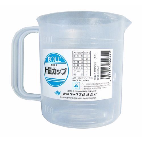 園芸用計量カップ500ml B-500GN 1点