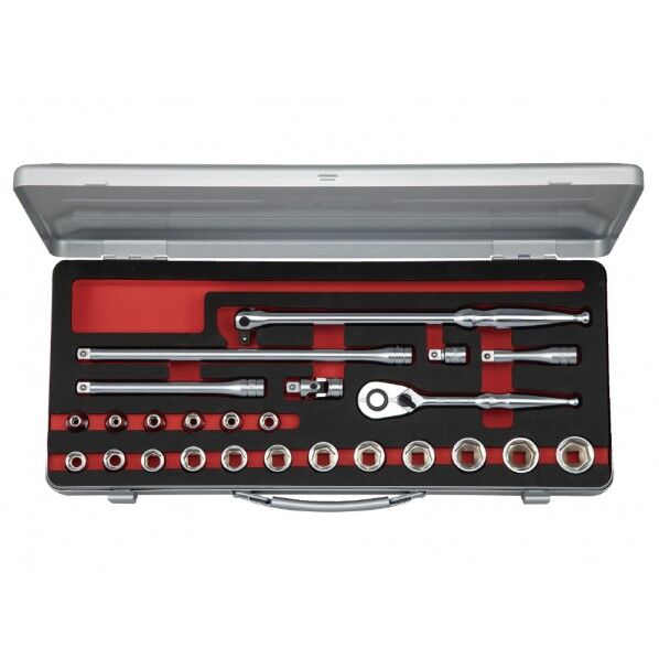 差込角9.5SQ 25点組 六角ソケットセット