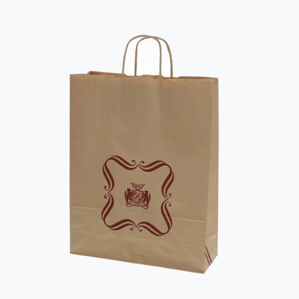 HEIKO 手提げ紙袋 25チャームバッグ 2才 50枚 ロイヤル 320×マチ115×410mm 3200600 1点