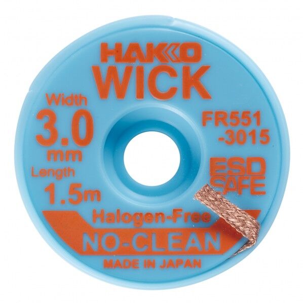 はんだ吸取線 ウィック FR-551 ノークリーン ハロゲンフリー