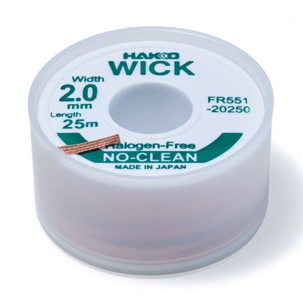 はんだ吸取線 ウィック FR-551 ノークリーン ハロケﾞンフリー