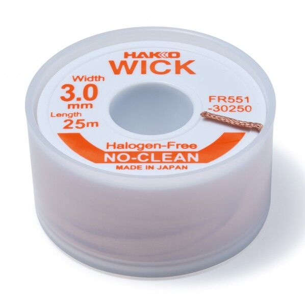 はんだ吸取線 ウィック FR-551 ノークリーン ハロケﾞンフリー