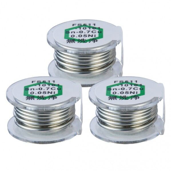 鉛フリーはんだ1.0mm 3コ