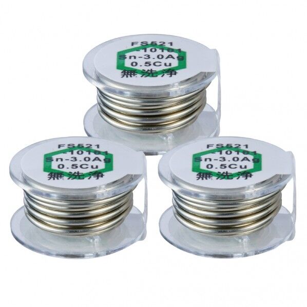 鉛フリーはんだ1.0mm 3コ