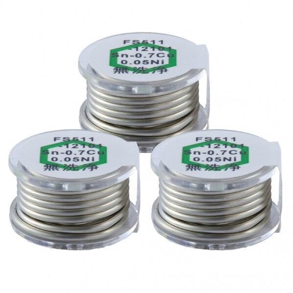 鉛フリーはんだ1.2mm 3コ