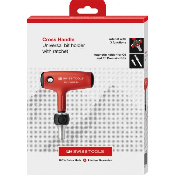 ギア数24 T型クロスハンドルラチェット式ドライバー 箱入り