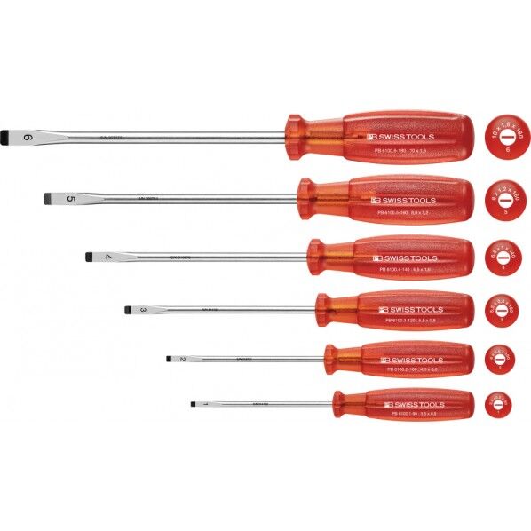 6本組 マルチクラフトマイナスドライバーセット