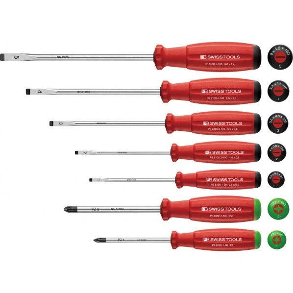 7本組 スイスグリップドライバーセット