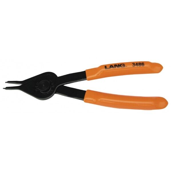LANGTOOLS(ラングツール) スナップリングプライヤー ストレート 先端爪径1.2mm 全長152mm 3486 1丁