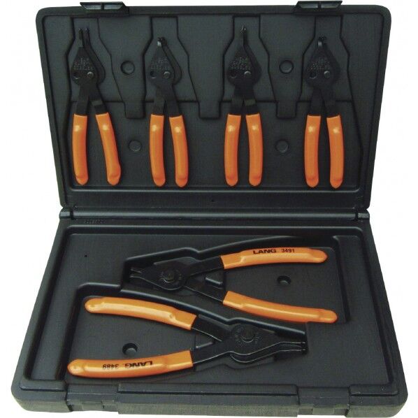 LANGTOOLS(ラングツール) スナップリングプライヤーセット 6本入り 3497 6本