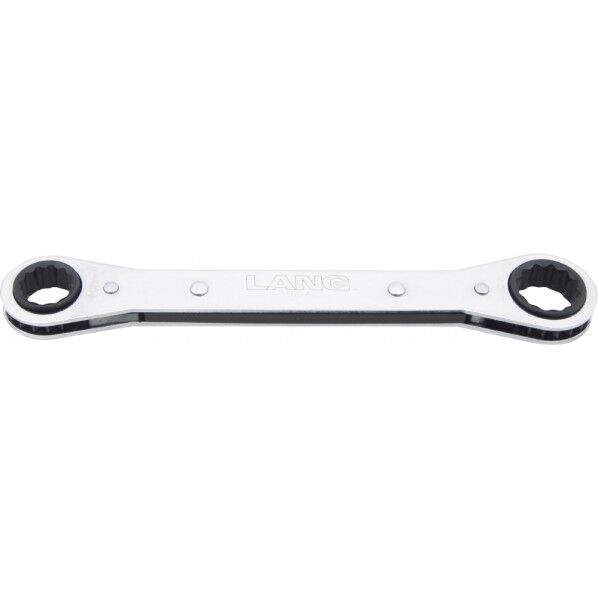 LANGTOOLS(ラングツール) 板ラチェットレンチ 12角 サイズ16X18mm 全長206mm RBM-1618 1丁