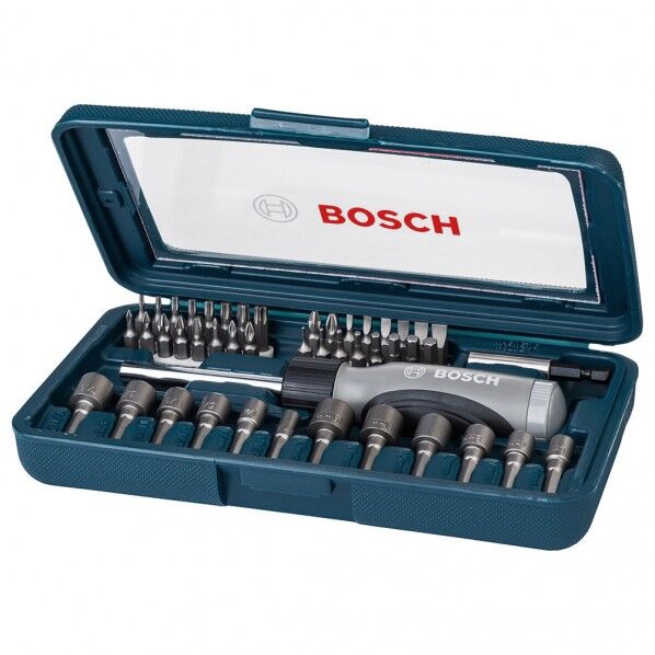 ボッシュ株式会社 (Bosch Corporation) ラチェット式ドライバービット&ソケットセット 240×130×50mm 2607017399 46セット