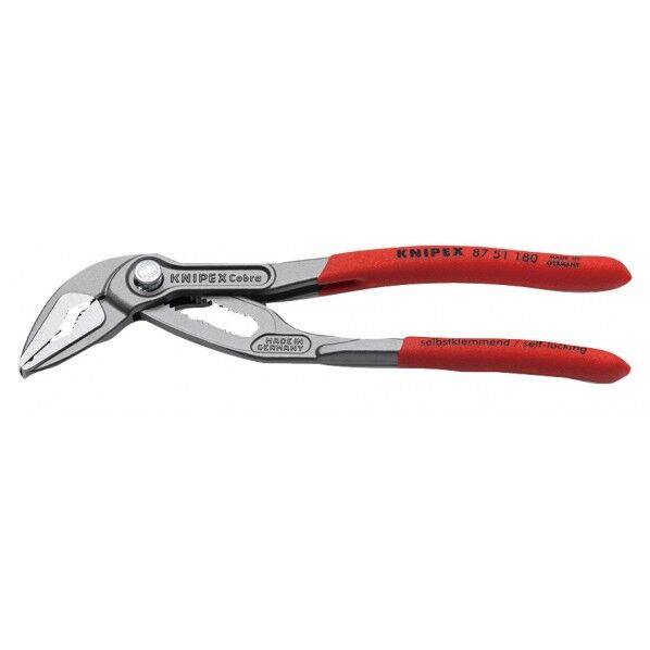 クニッペクス コブラエクストラスリムウォーターポンププライヤー 全長180mm 8751-180 1個