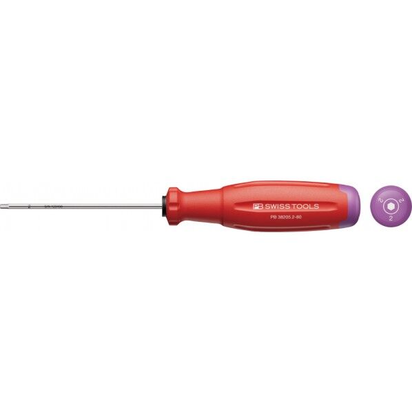 PBスイスツール スイスグリップEVO 六角棒ドライバー サイズ2mm 全長178mm 38205.2-80 1本