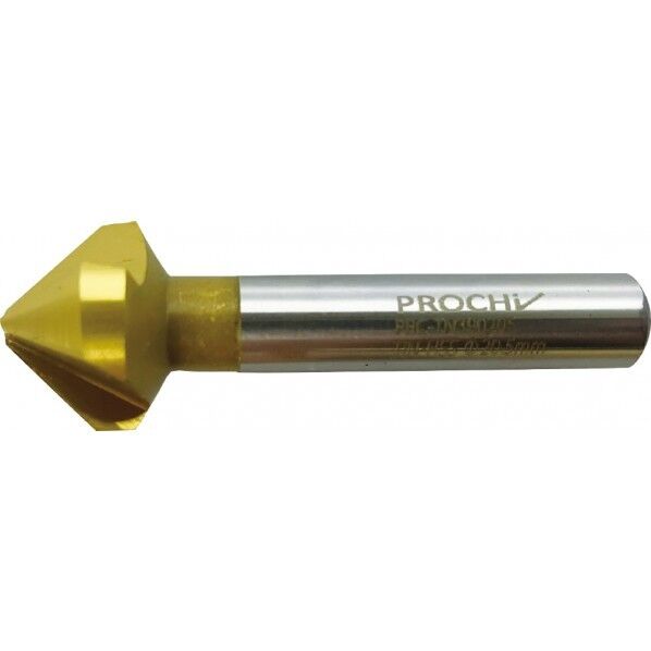 TINカウンターシンク カッター先端角90° 刃数3枚 刃径D12.4mm