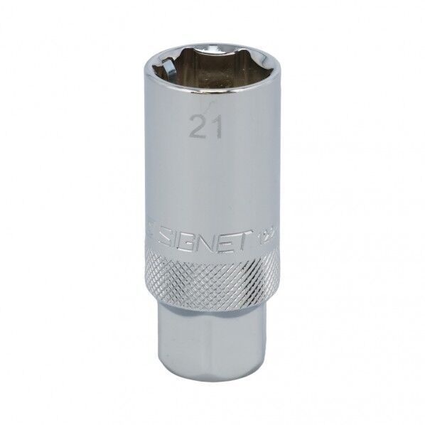 差込角3/8SQ 21mm クリップ式プラグソケット