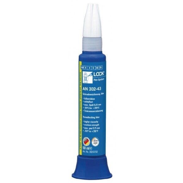 WEICON AN302-43 ネジロック高粘・中接着50ml 10017876 1個...