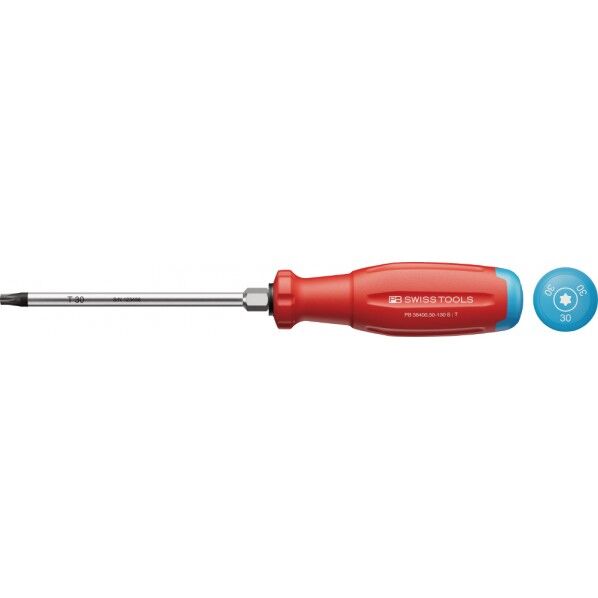 PBスイスツール スイスグリップEVO トルクスドライバー 根元六角 サイズT30 全長253mm 38400.30-130S 1本