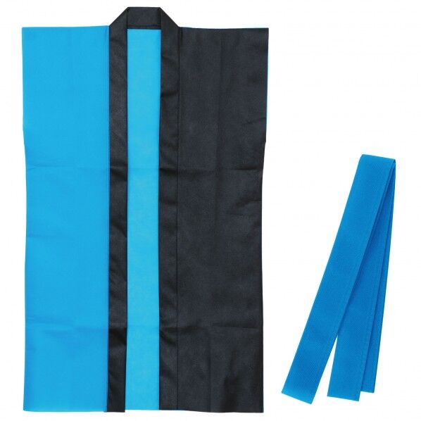 ロンクﾞハッヒﾟ不織布 ツートンカラー(帯付) 青 S