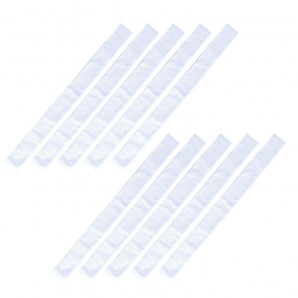 カラーたすき 白 10本組