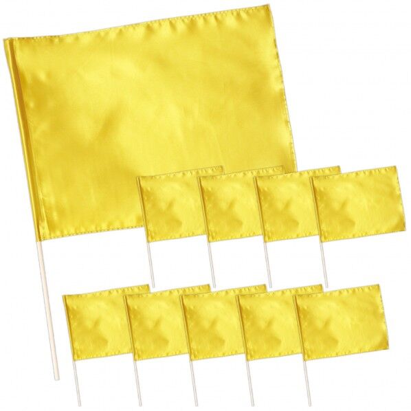 サテン大旗 φ12mm コﾞールトﾞ 10本組