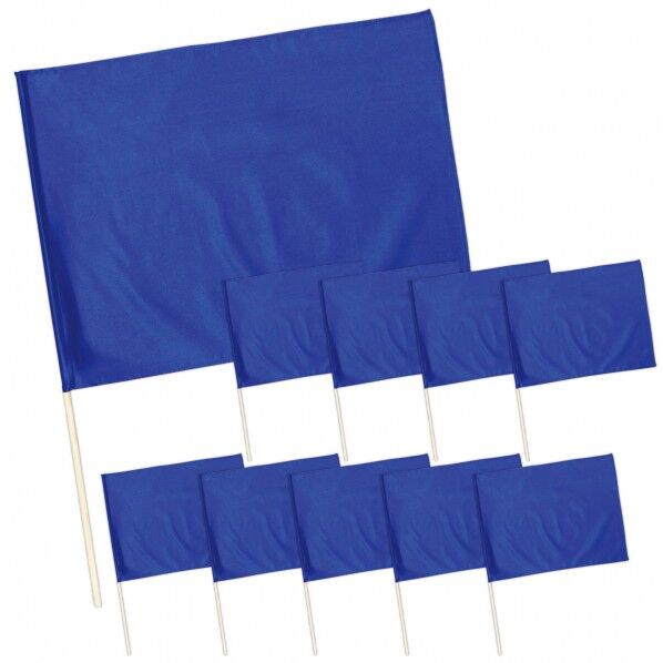 サテン大旗 φ12mm コバルトブルー 10本組