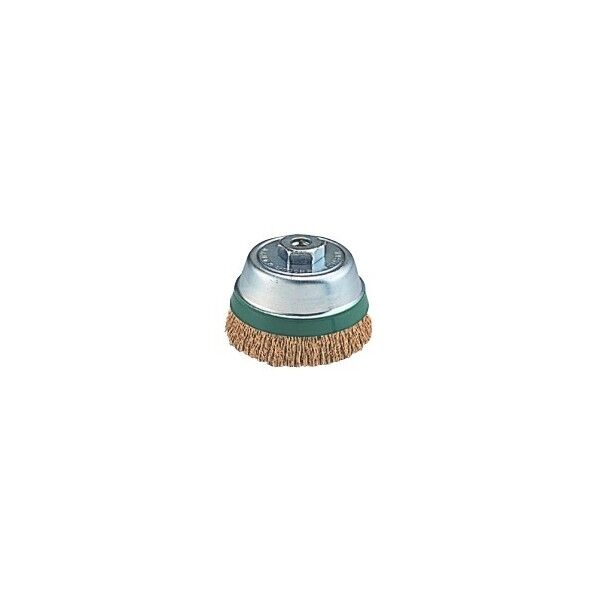 カップワイヤブラシ(ねじ式)(より線) ディスクグラインダ用 75mm 0023-2501 10個
