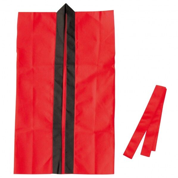 カラー不織布ロンクﾞハッヒﾟ(ハチマキ付) 赤 M